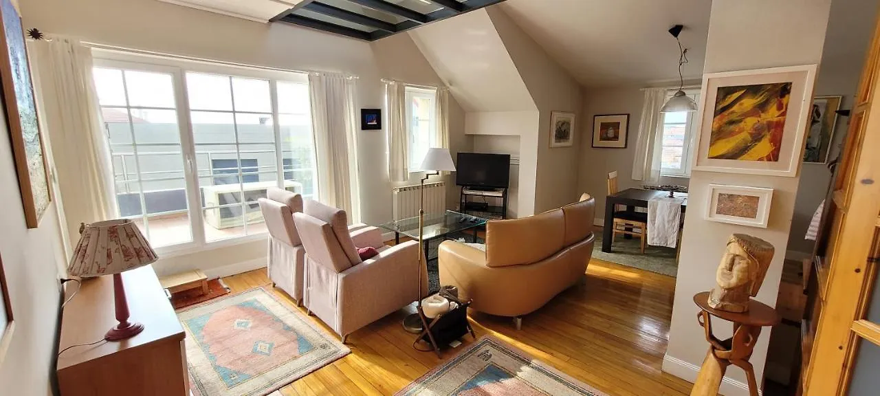 Arrigunaga Beach View Atico Con Terraza Y Parking Getxo Hiszpania
