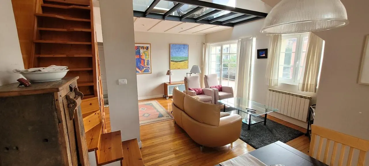 Arrigunaga Beach View Atico Con Terraza Y Parking Getxo